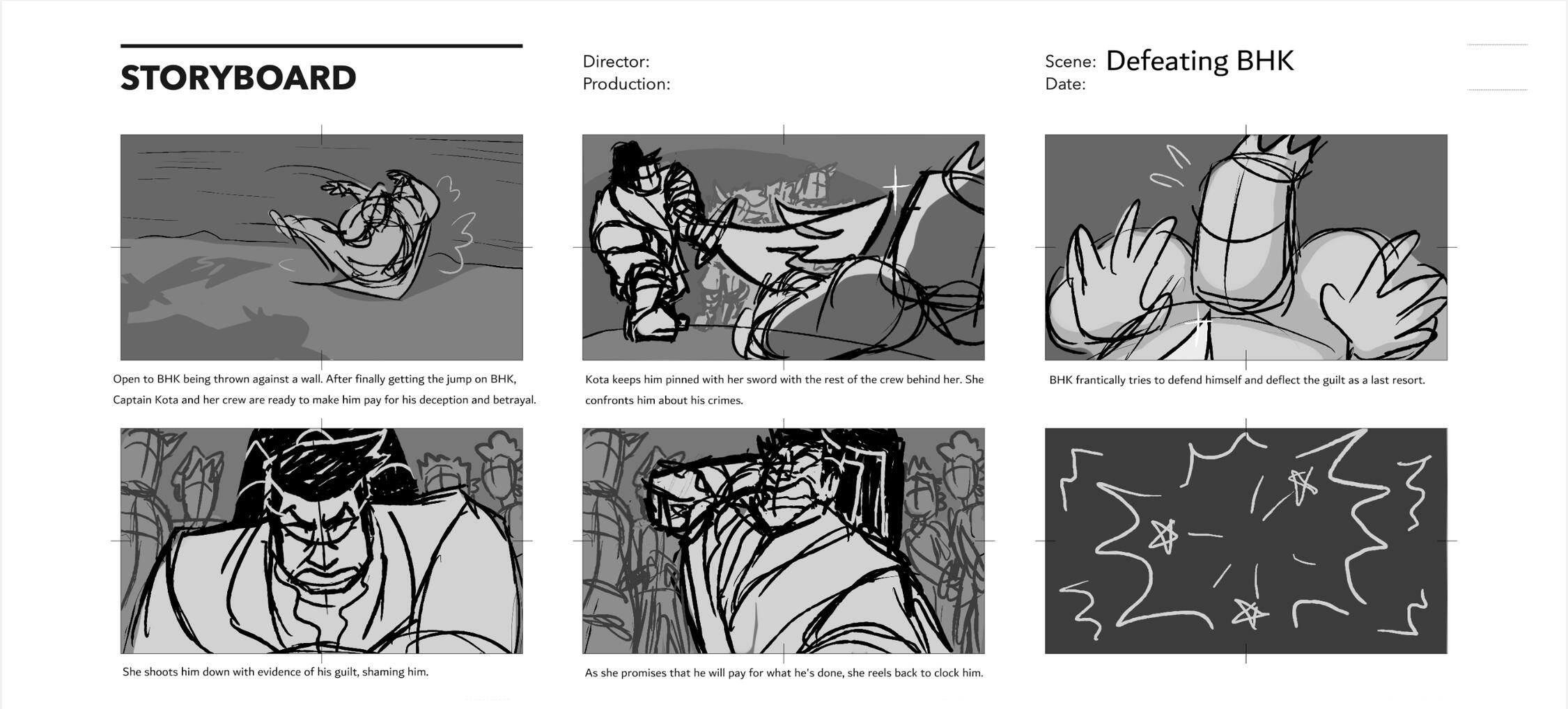 Storyboard - Rogue Ranks Scene 03