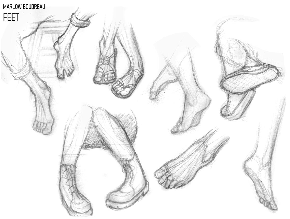 Life drawing - feet