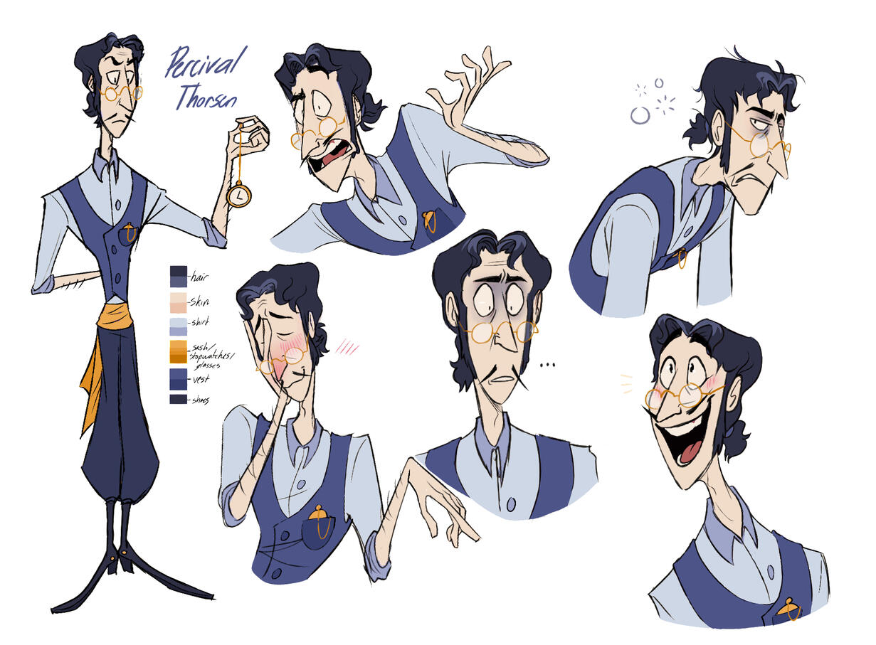 Character reference sheet